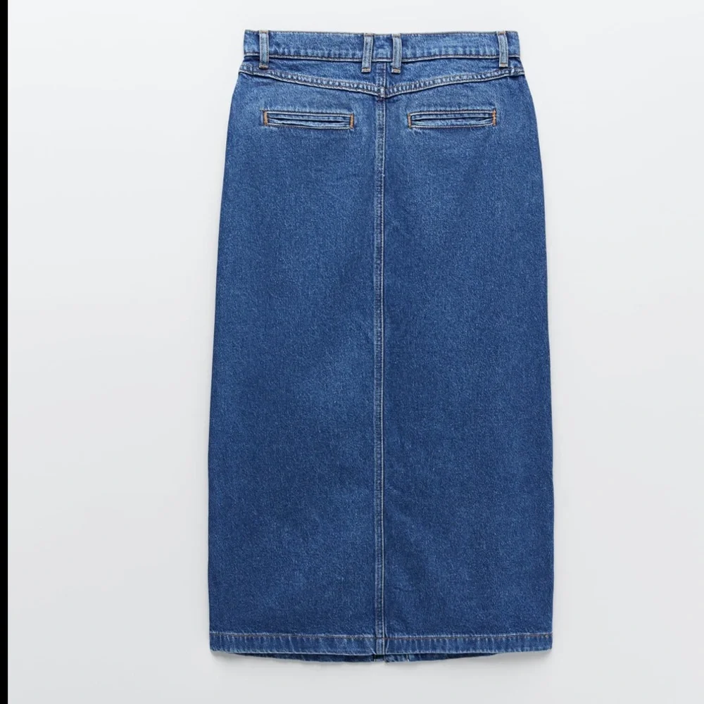 NWT ZARA Buttoned denim skirt - Picture 7 of 11